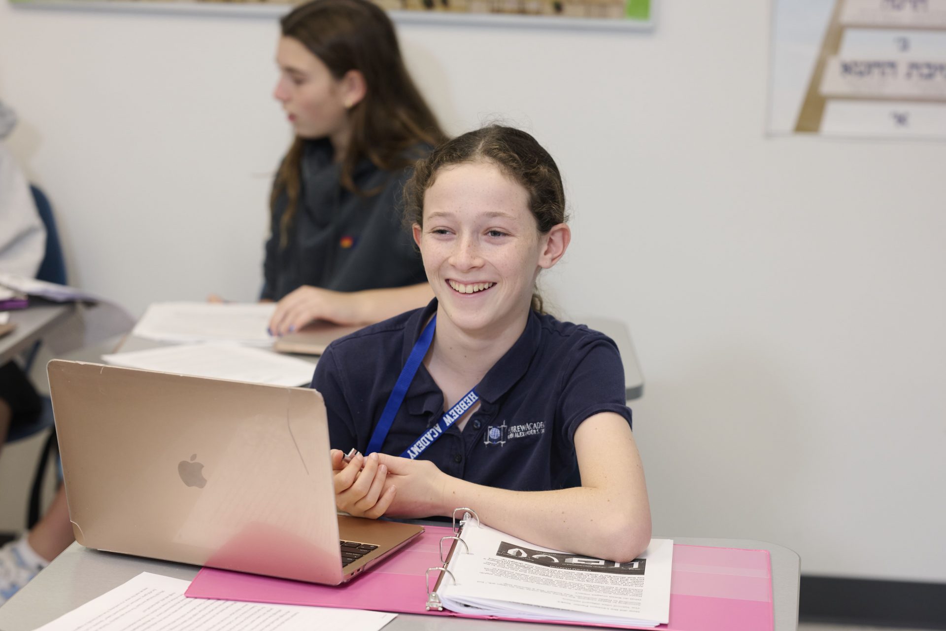 girl on computer learning