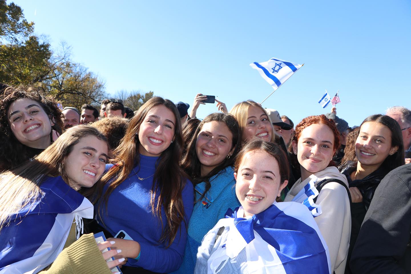 Warriors Support Israel at Washington, DC Rally 