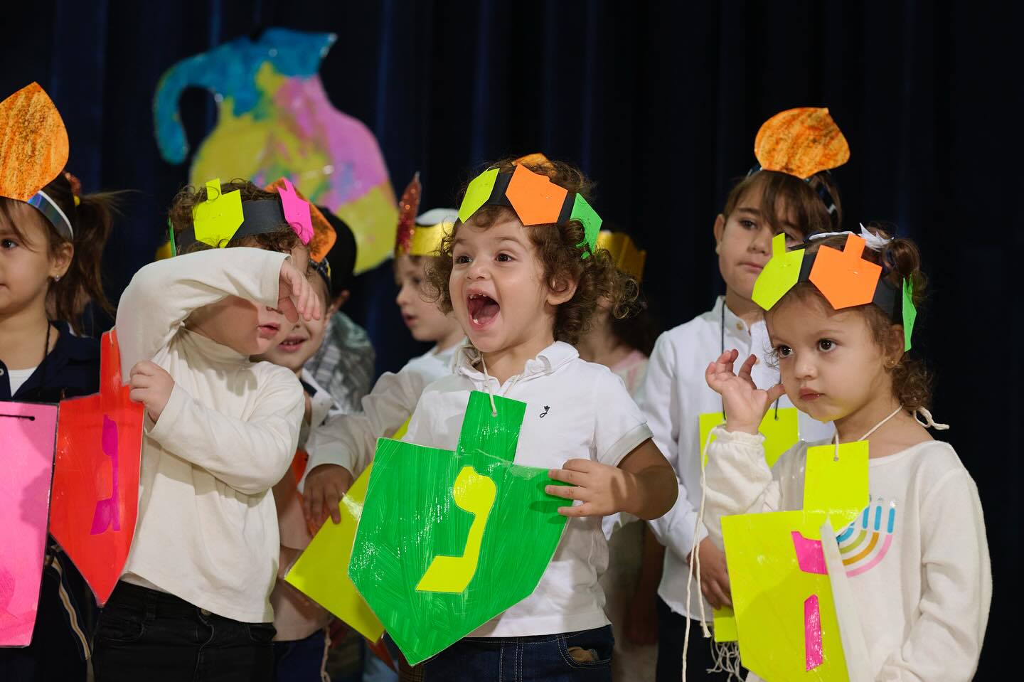 Little Warriors light up the stage during the Festival of Lights show