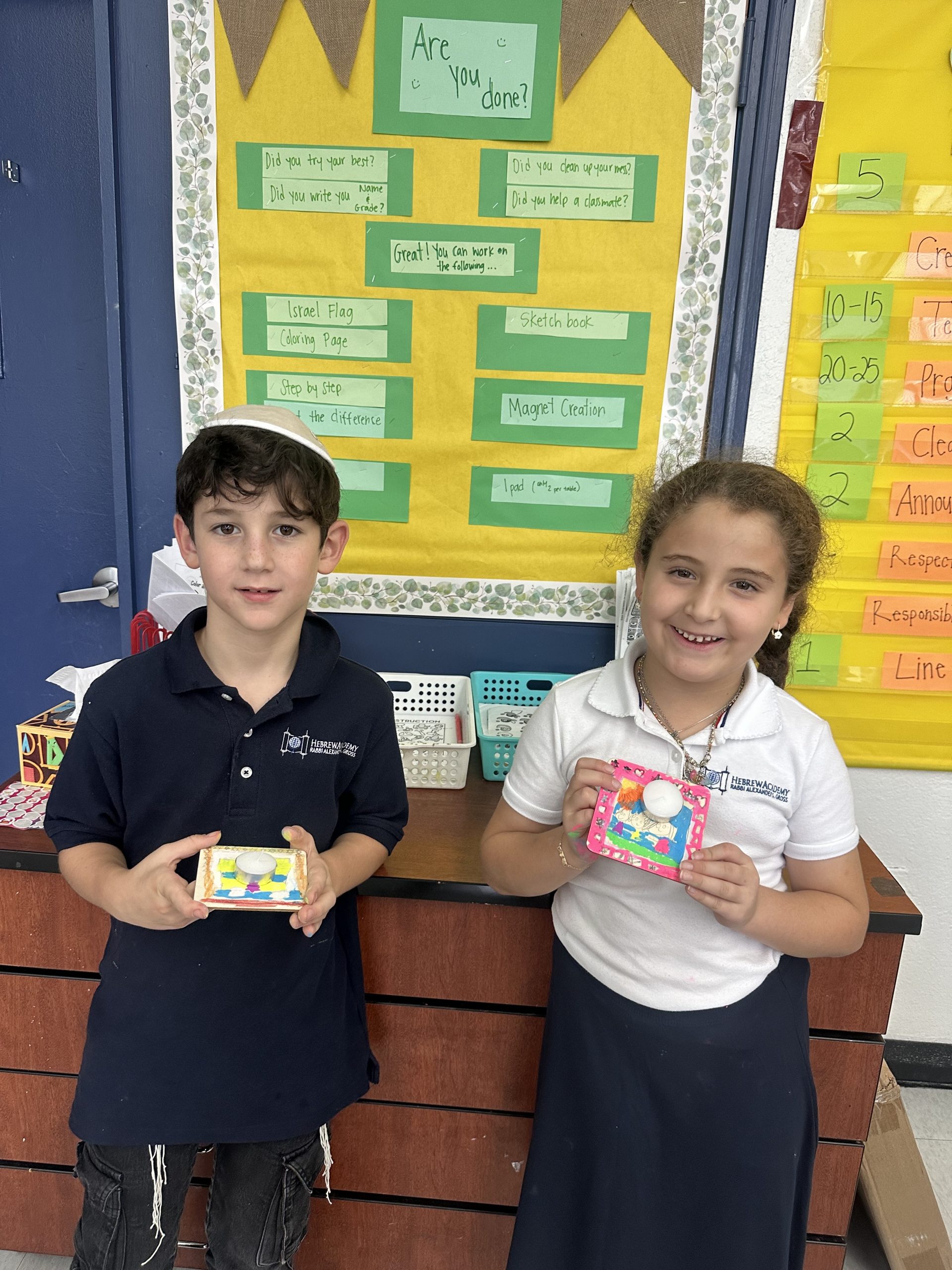 Creative Expressions of Shabbat in Elementary