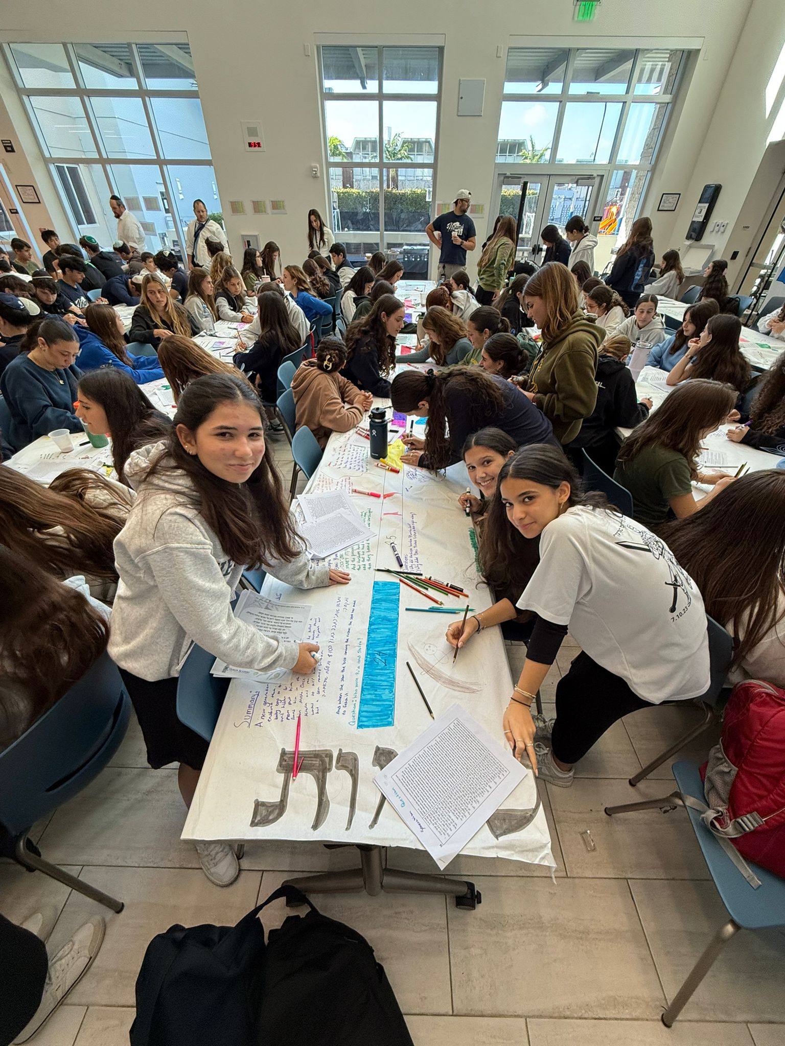 High School Honors IDF Soldiers with Full Chumash Study Project