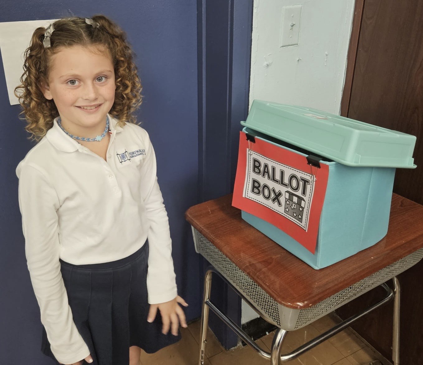 Second Graders Cast Their Votes on Election Day for Favorite Game