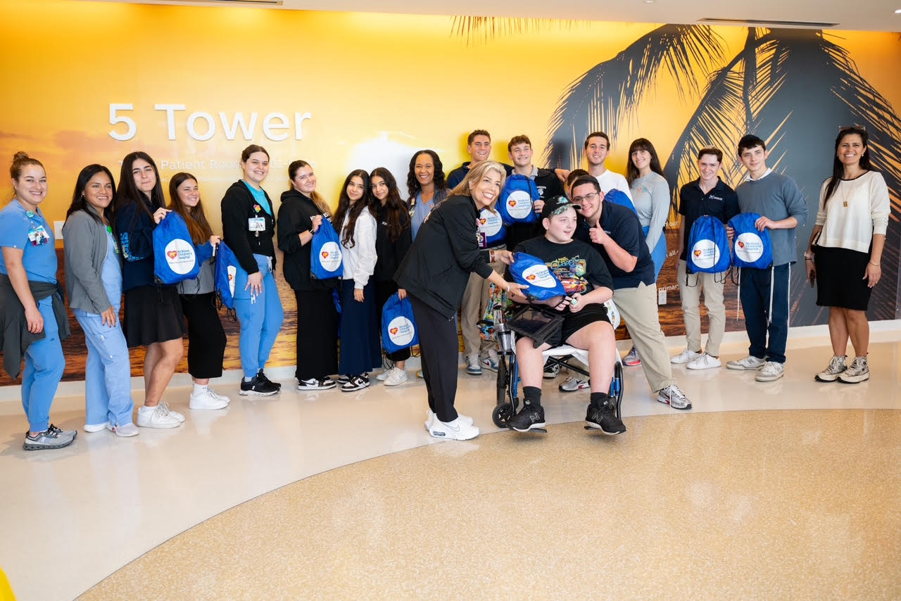 Hebrew Academy Students Help Launch Special Needs Program at Nicklaus Children’s Hospital in Honor of Mark Saka’s Bar Mitzvah